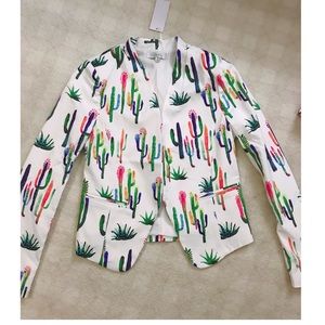 Multicolor cactus blazer